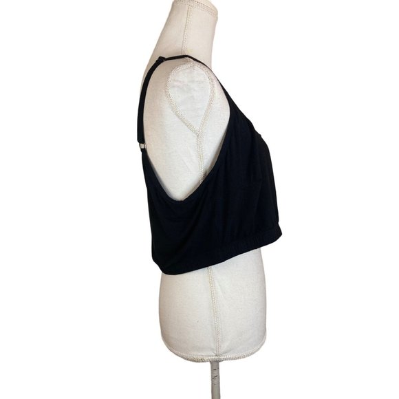 Curvy Sense Black Crop Top - Picture 3 of 9